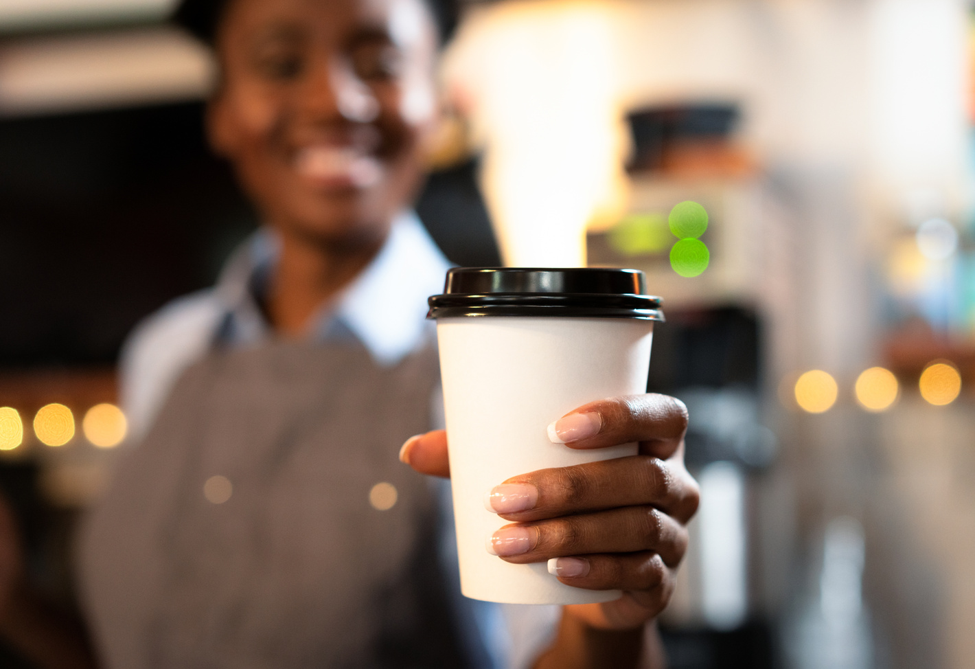 Your take-away coffee is ready!